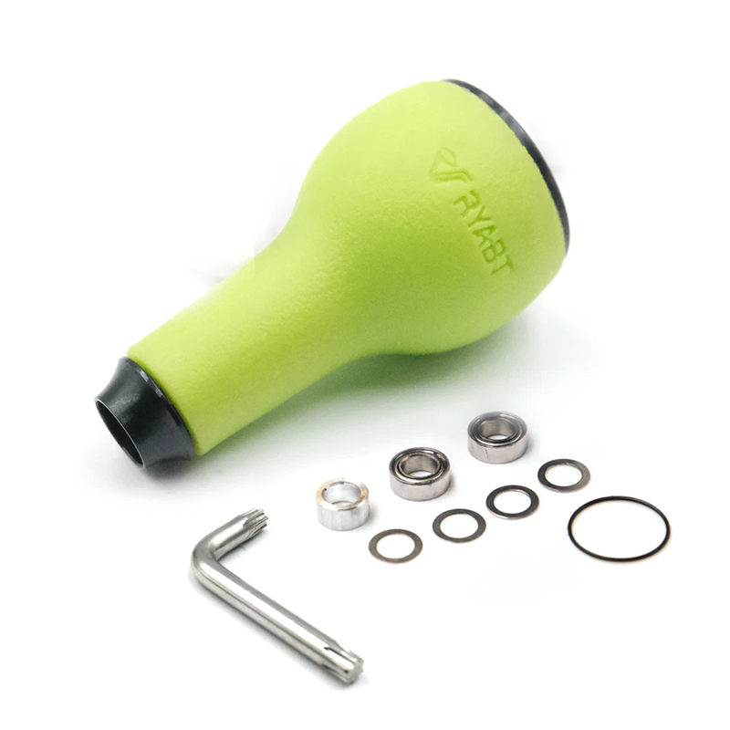Shimano Reel Stradic - Perilla Verde TPE de 27mm Compatible
