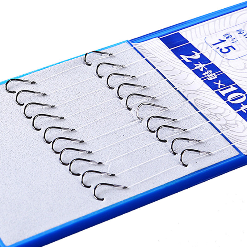Fishing Hook Barbless - 10 pares de anzuelos de pesca