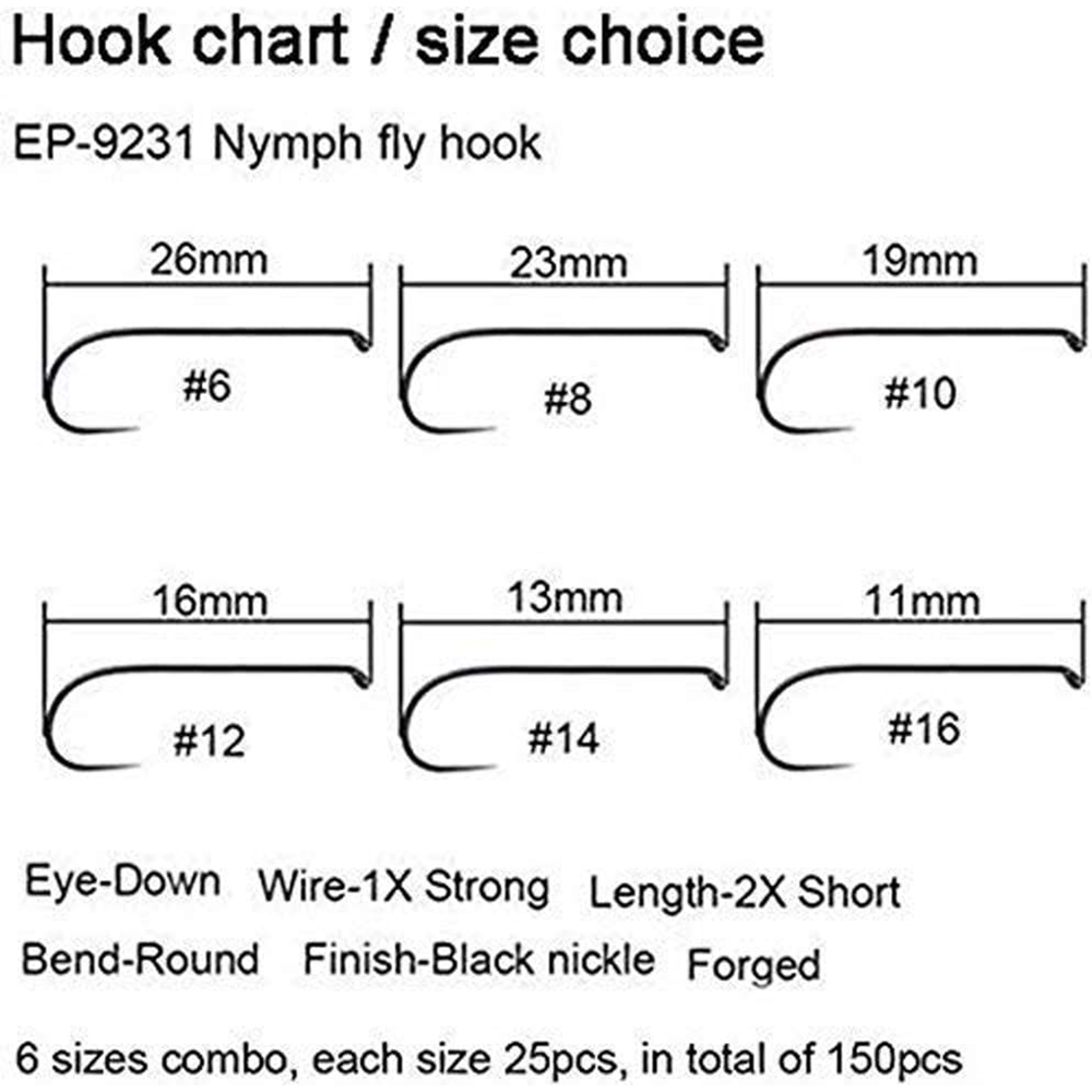 Aventik Eupheng 100PCS Anzuelo - Fishing Hook Barbless reseña y precio
