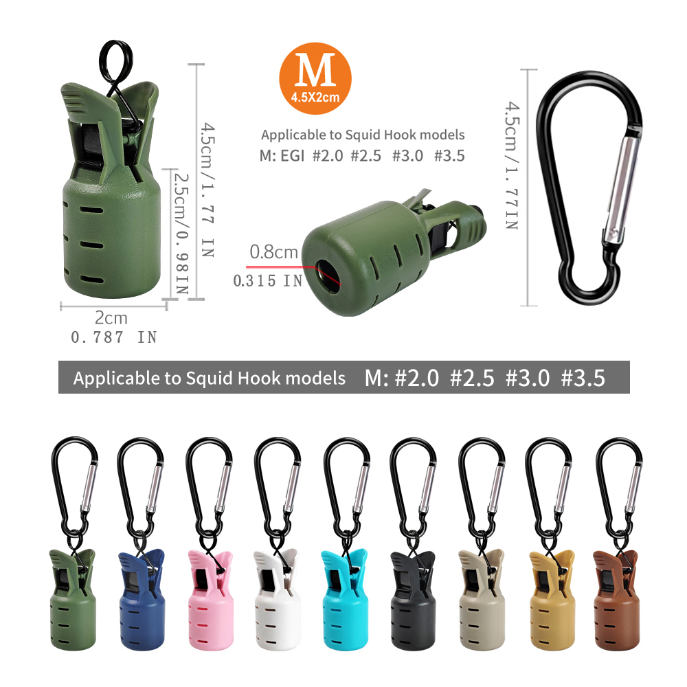 Cubierta para anzuelo de calam - Fishing Hook Size reseña y precio