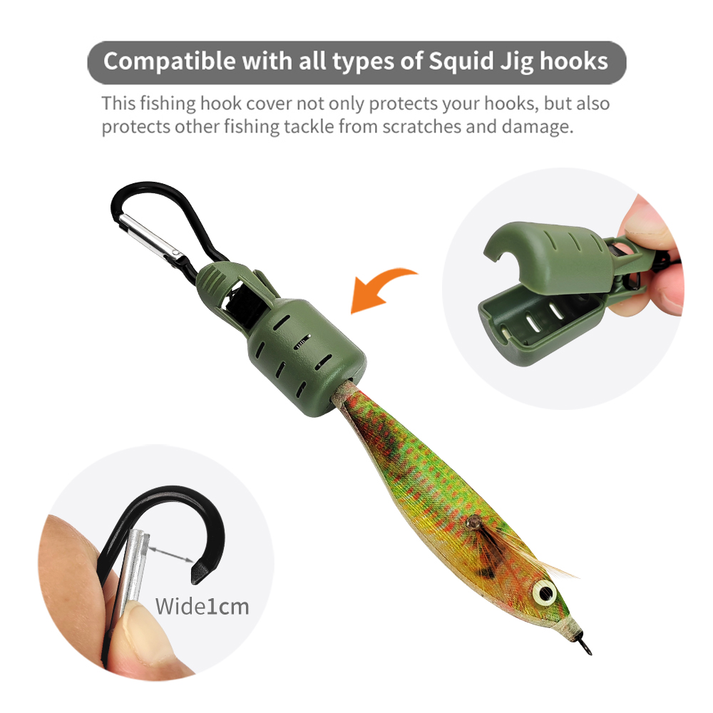 Cubierta para anzuelo de calam - Fishing Hook Size reseña y precio