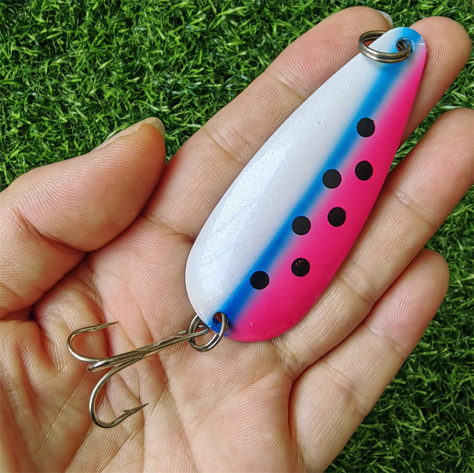 Señuelo de cuchara giratoria d - Fishing Hook Treble reseña y precio
