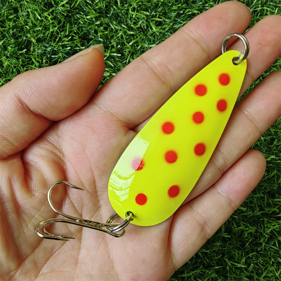Señuelo de cuchara giratoria d - Fishing Hook Treble reseña y precio