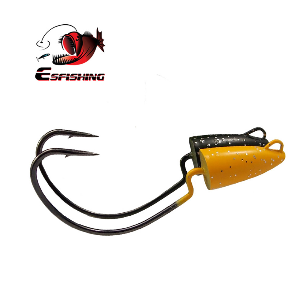 ESFISHING-anzuelo compensado d - Fishing Hook Offset reseña y precio