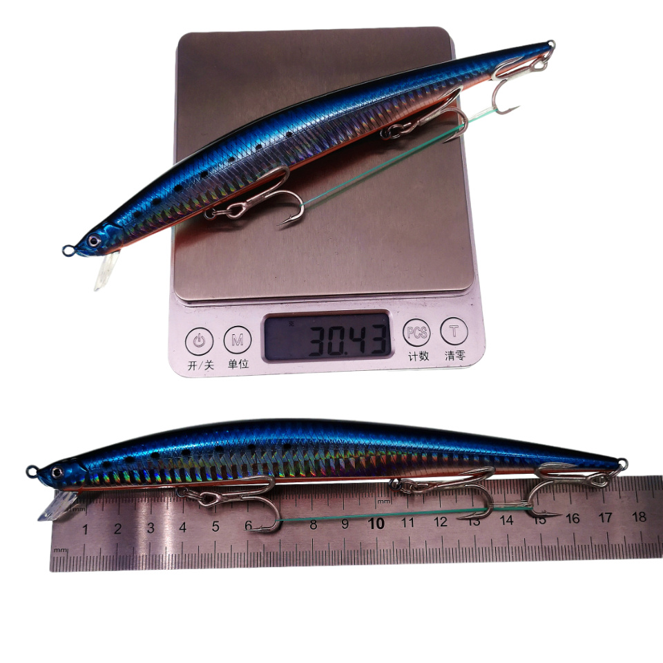 Señuelo duro MUKUN de 175 mm y - Fishing Hook Treble reseña y precio