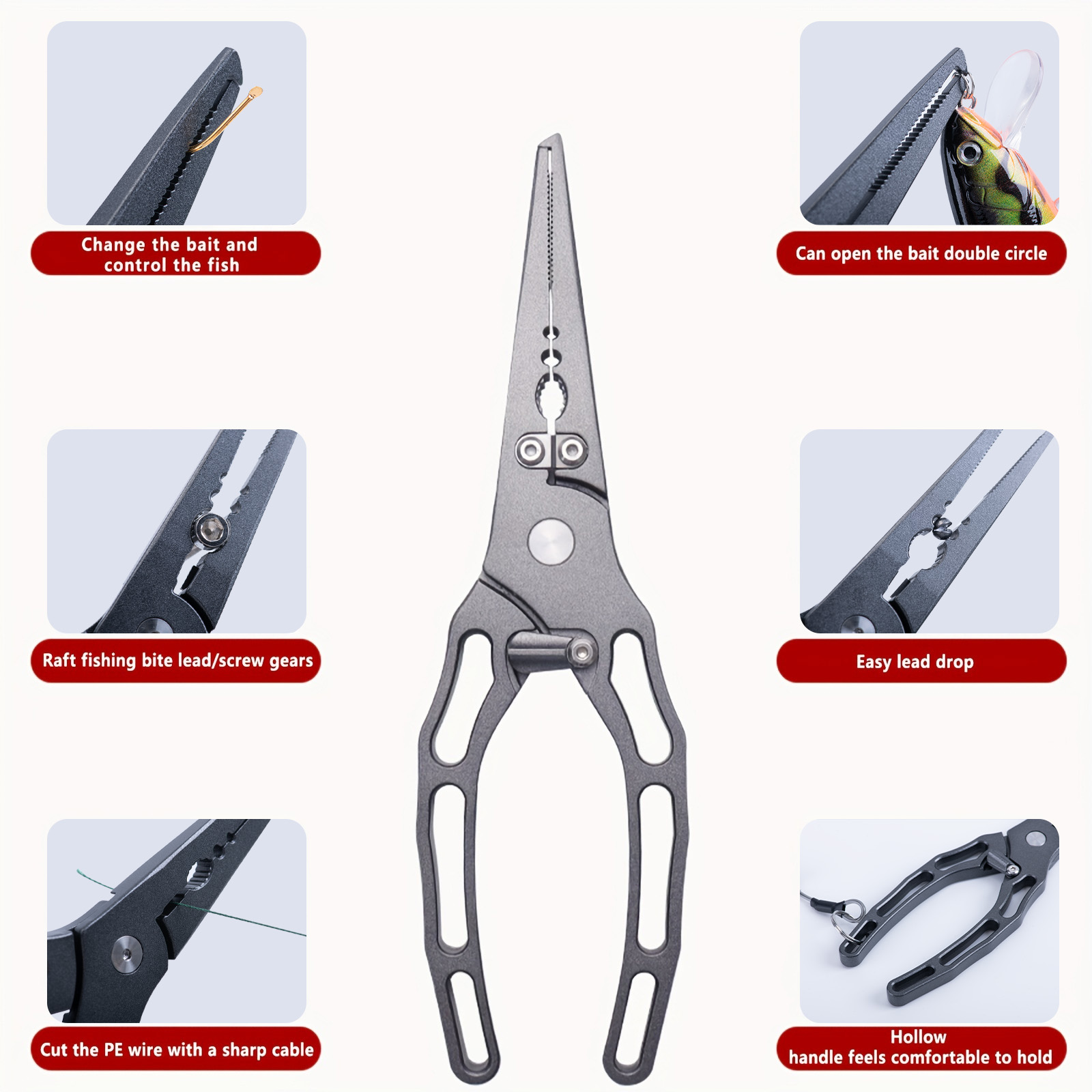 Kit Combinado de Alicates de P - Fishing Hook Sharpener reseña y precio